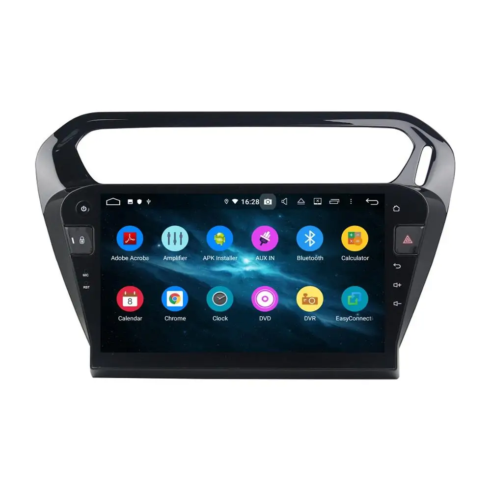 Best 4GB+32GB Octa Core 10.1" Android 9.0 Car Audio Radio GPS Navigation Player for Peugeot 301 Citroen Elysee 2013 2014 2015 2016 2