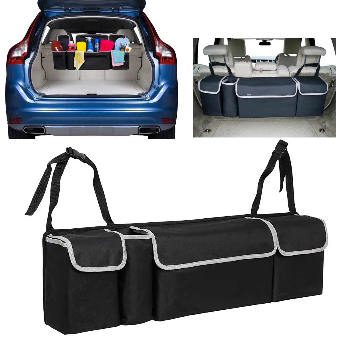 Buy Black Portable Folding Large Collapsible Car Trunk