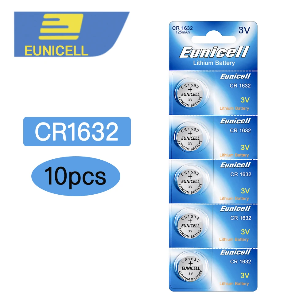 10 шт. Литиевые кнопочные батарейки CR1632 CR 1632 ECR1632 DL1632 KCR1632 LM1632 3 в для игрушек часов 2