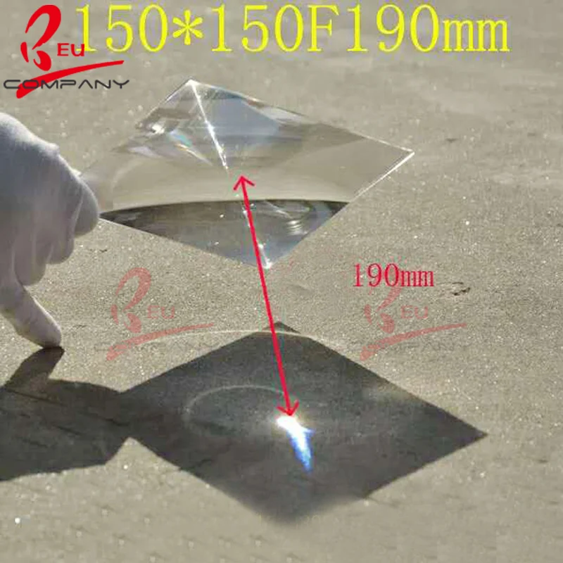 Прямая доставка солнечные линзы 150*150 мм FL 140/160/190 PMMA квадратные Френеля|Линзы| |