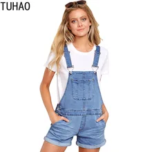 TUHAO весенние женские летние джинсовые комбинезоны женские повседневные джинсовые шорты комбинезоны и комбинезоны корейский Модный комбинезон DLM