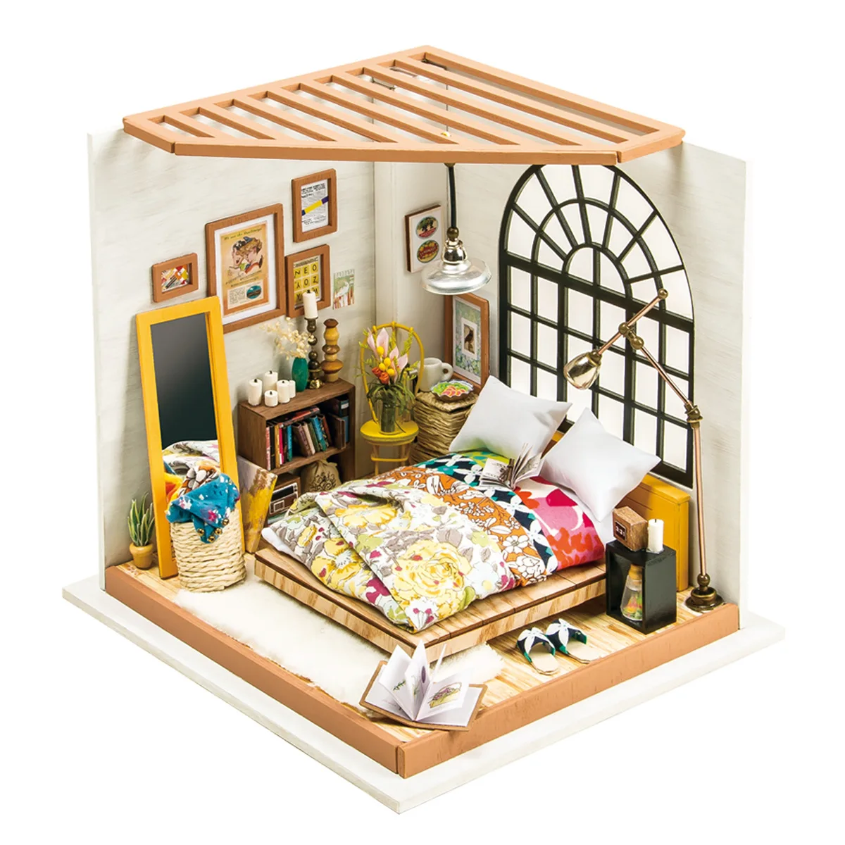 

Diy Wooden Mechanical Model Bedroom Building Indoor Ornament Education Toys For Children Creative Christmas Birthday Gift