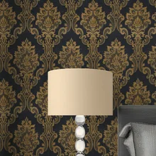 0,6*1 м Европейская Дамасская Цветочная настенная бумага для стен 3D текстурированная настенная бумага для украшения гостиной самоклеящаяся настенная бумага