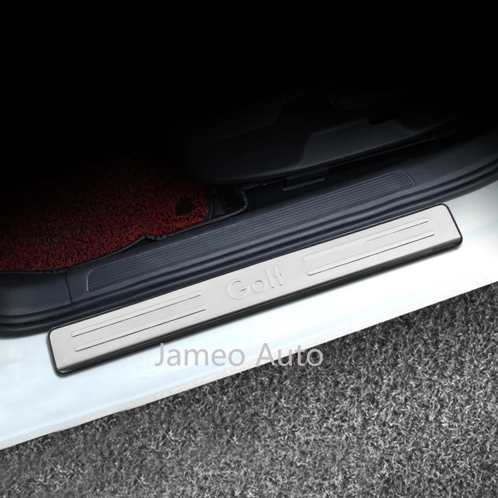 

Car Scuff Plate Door Sill Protector Sticker Fit for Volkswagen VW Golf 7 MK7 2014 2015 2016 2017 2018 2019 Car Styling