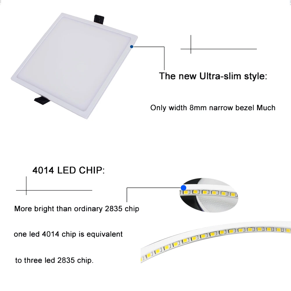 KHLITEC-4-PACK-Ultra-Thin-Led-Downlight-8w 16w 22w 30w-Led-Ceiling-Recessed-Surface-Mounted-Slim-Round-Square-Led-Panel-Light(4)