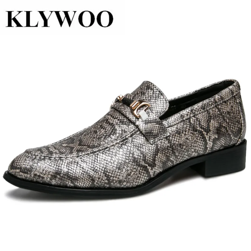

KLYWOO Mens Shoes Formal Fashion Wedding Shoes Men Pointed Toe Oxfords Men Casual Office Dress Leather Shoes Men Casual Shoes