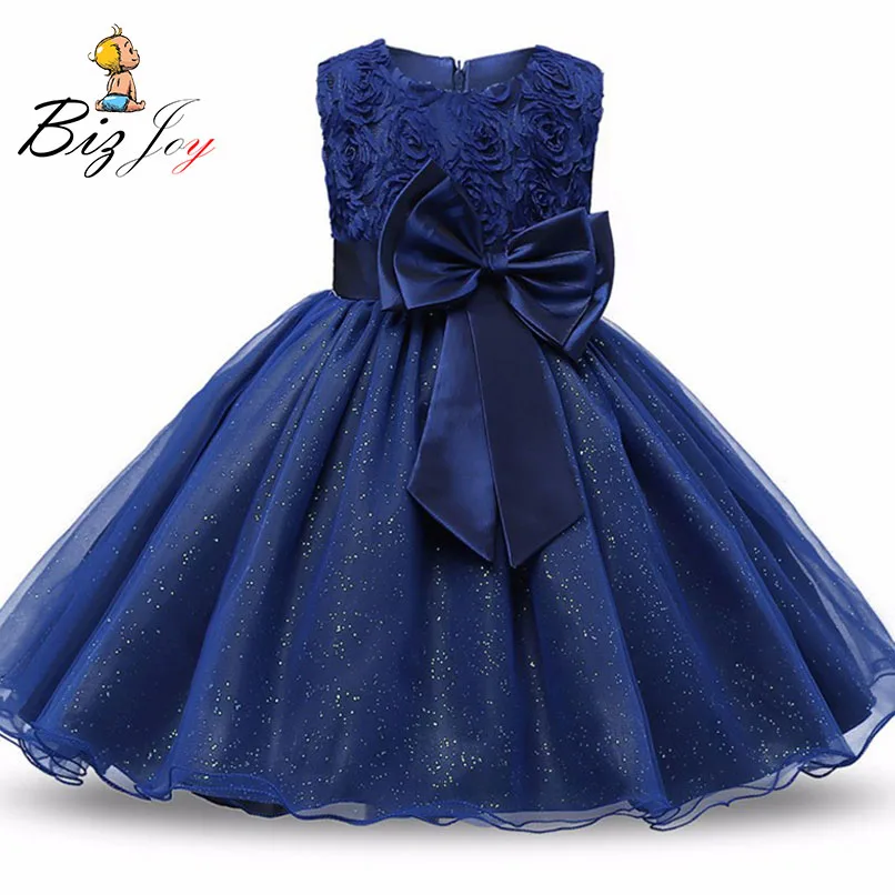 

Baby Girls Princess Flower Dress Summer Wedding Birthday Party sleeveless Dresses Children's Costume Teenager Prom Designs