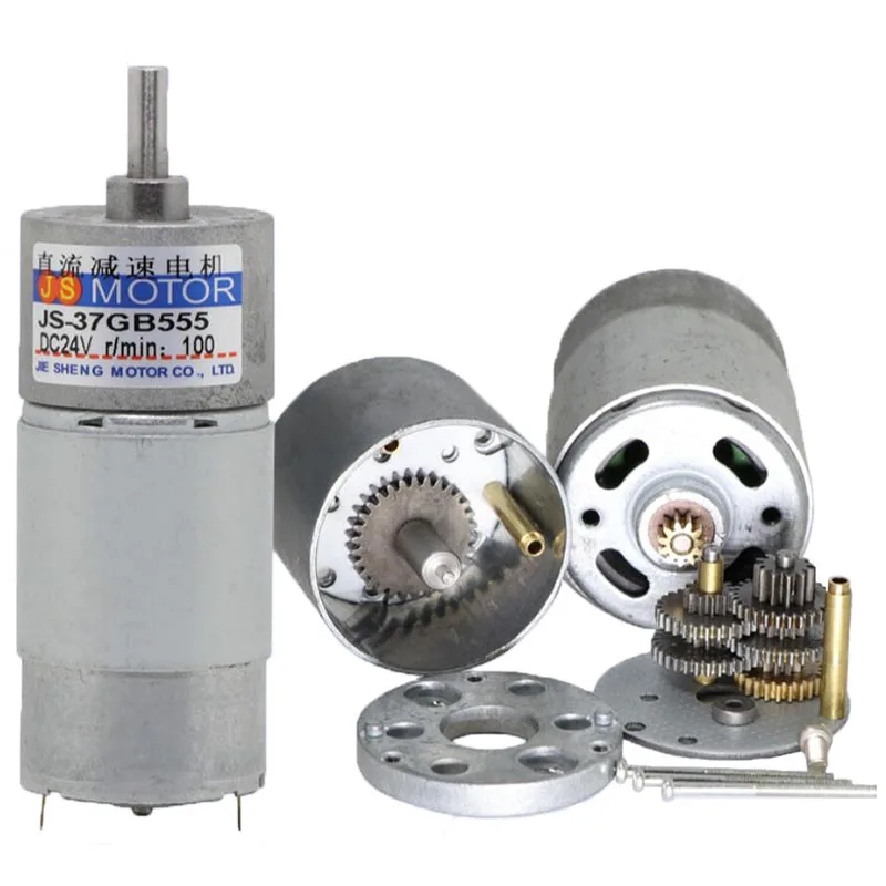 555 Micro Deceleration DC Motor 12V 24V Gear Electric Machinery 15W Slow Brush Positive Negative Adjust Speed Mega Torque Motor 555 Micro Deceleration DC Motor 12V 24V Gear Electric Machinery 15W Slow Brush Positive Negative Adjust Speed Mega Torque Motor