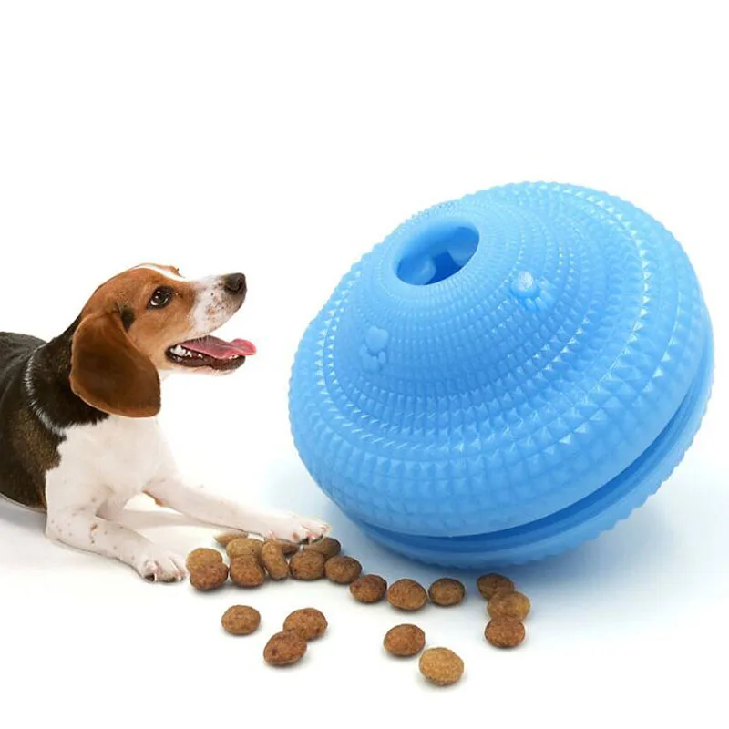 

Dog Toys Natural Rubber Leaking Ball Pet Cat Dog Interactive Toy Dog Chew Toys Tooth Cleaning Elasticity Balls Dog Chew Toys
