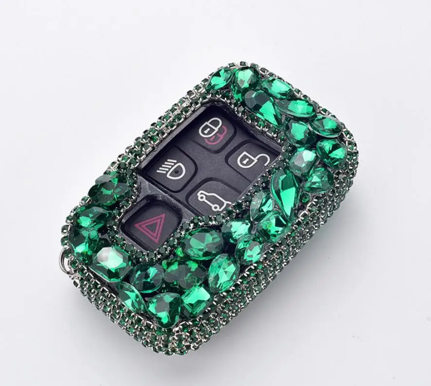 

Gift Luxury Diamond Key Case Holder For Land Rover A9 Range Rover Sport Evoque Freelander 2 For Jaguar XE XJ XJL XF C-X F Pace
