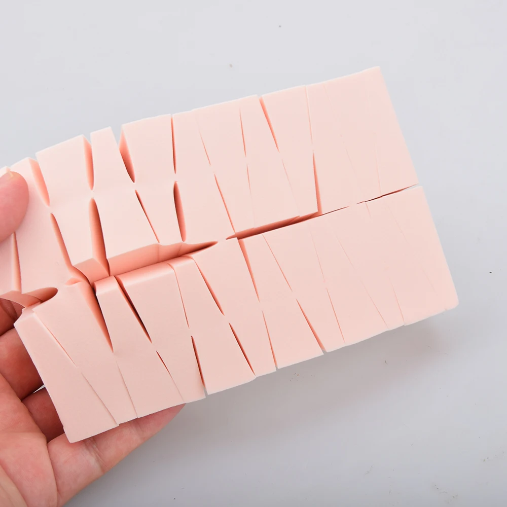 24Pcs Triangle Nail Art Transfer Sponge Gradient Stamping Painting DIY Soft Ombre Colour Varnish Polish Manicure Nail Art Tools (29)