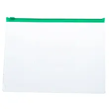 20 шт зеленый прозрачный Размер A5 бумажный слайдер Ziplock застежка папки Файлы сумки