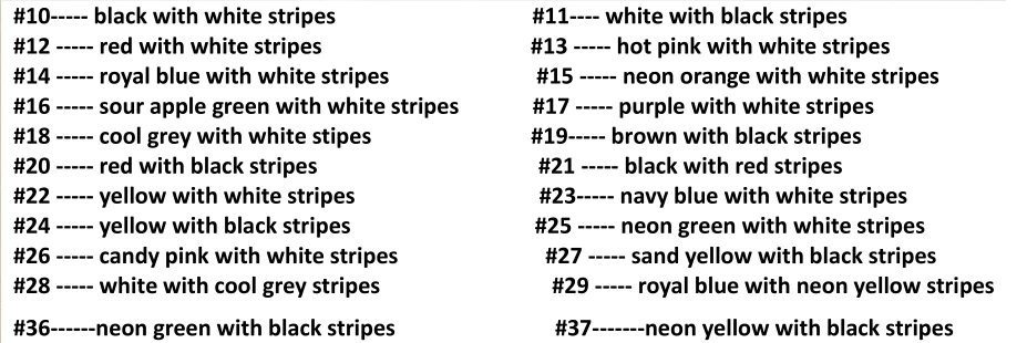 stripe color name