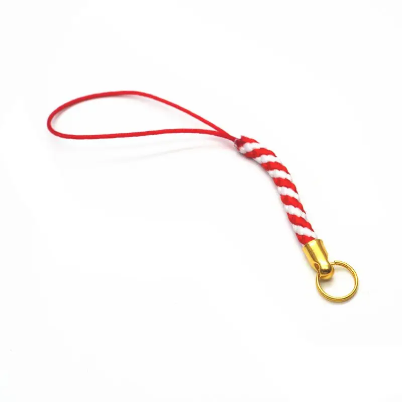 

Handmade Car Key Weave Braided Nylon Heavy Duty Key Chain Ring Wristlet Strap