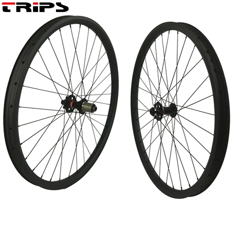 29er thru axle wheelset