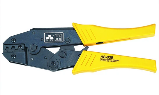 HS-03B wire stripper RATCHET crimping tool crimper plier 1.5-6mm2 multi tools