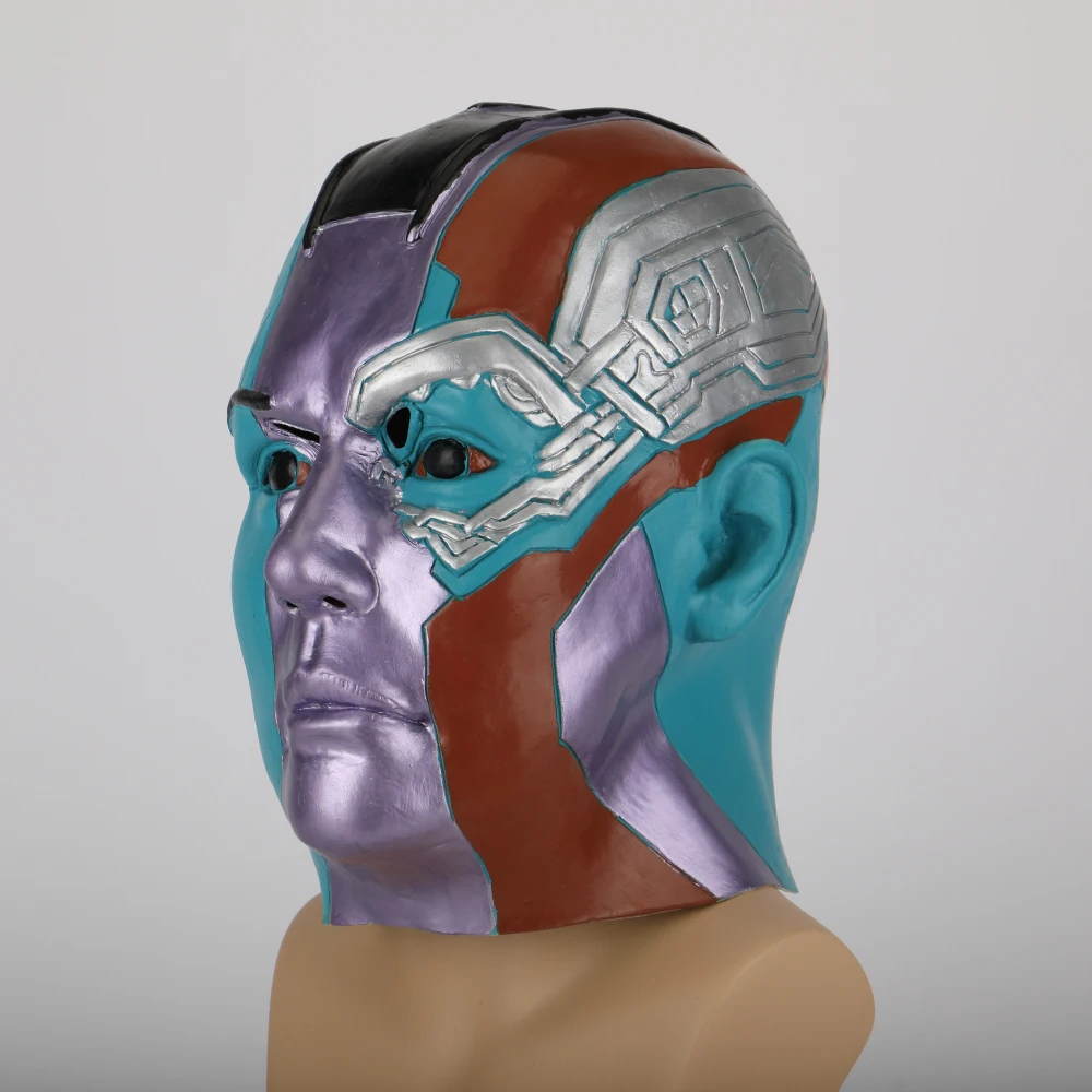 Avengers Endgame Nebula Mask Latex thanos's Daughter Masks Marvel Superhero Cosplay Mask Adult Women Halloween Party Prop (8)