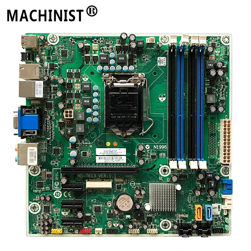 Оригинальная десктопная материнская плата HP PRO 3130 7100 H57 LGA 1156 DDR3 608885 001 575765