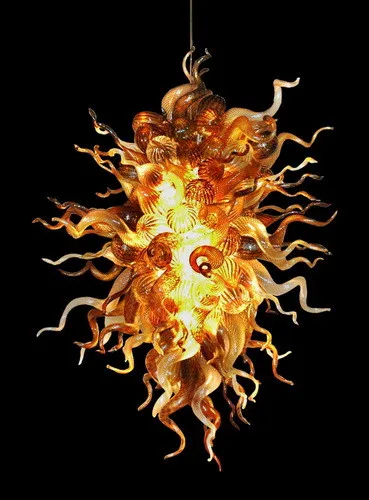 

Turkish Mosaic Lamp Home Decorations Hand Blown Glass Gold Chandelier Light 110v/120v Handmade Blown Glass Art Chandelier