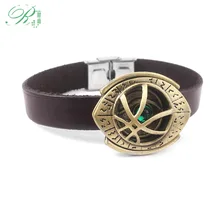 RJ Мстители Pulsera Доктор Стрэндж браслеты Dr. Strange Steve Time Бесконечность камень глаз агамотто браслеты для мужчин фильм ювелирные изделия подарок
