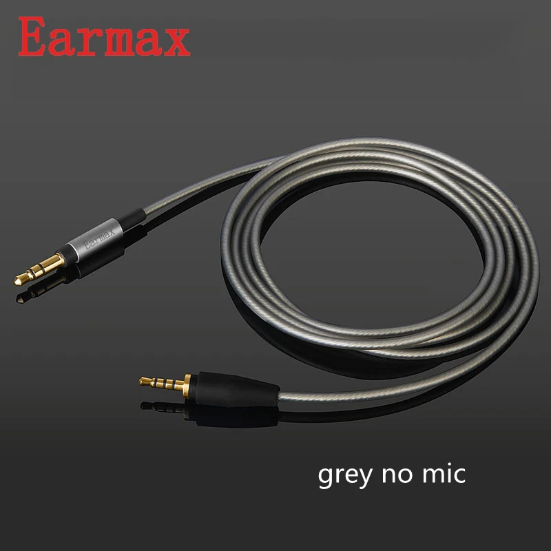 Обновление Earmax для Urbanite кабель для наушников 3,5 мм до 2,5 мм HIFI посеребренный аудио Aux провод Замена для Sennheiser