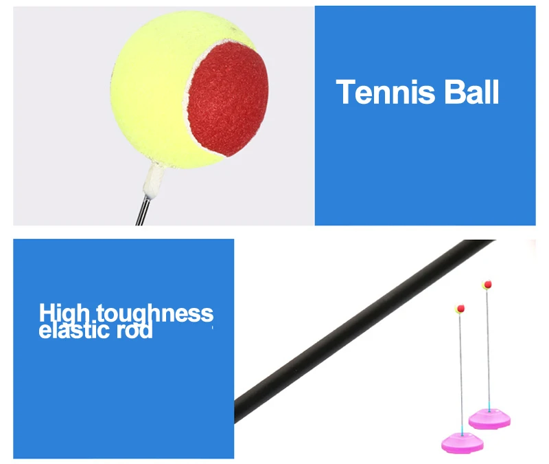 Мягкая удочка для тенниса, тренировочный инструмент для тенниса, хит, тренировочный Теннисный ракет, помощь для самообучения, Профессиональная теннисная тренировочная машина 81 см
