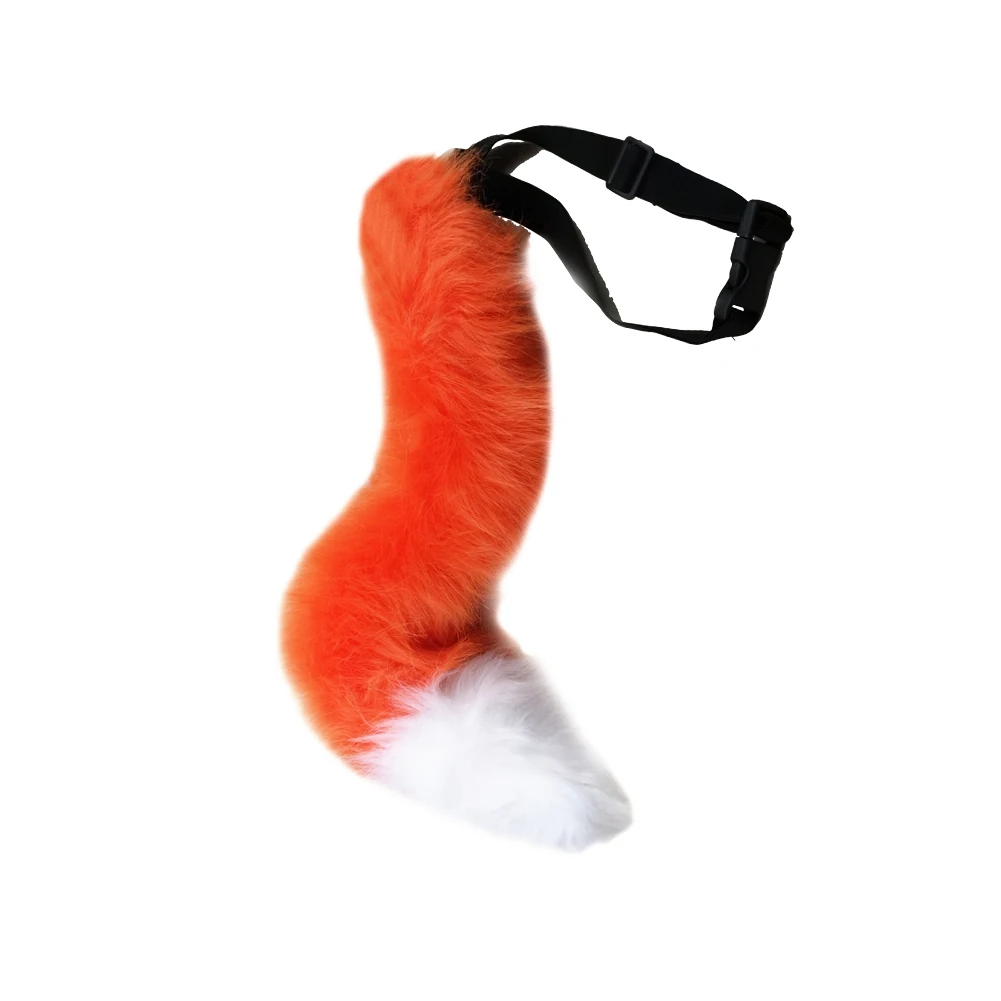 9 Colors JUNBOON Ajustable Faux Fur Children's Day Fox Cat Tail Cosplay Halloween Christmas Party Carnival Costume Gifts anime cosplay