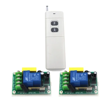 

315MHz 1-way RF Relay Learning Code Wireless Remote Control Switch AC 220V 30A Jog/ Self-lock/ Inter-lock Adjusted 4165