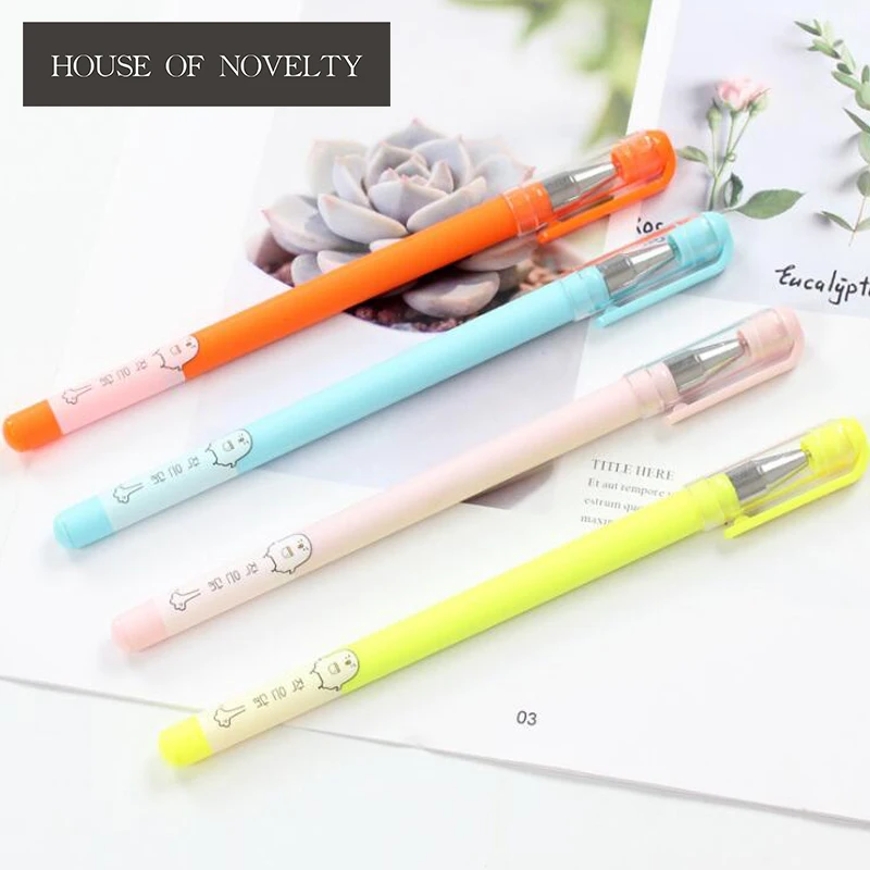 

Fresh Simple Cartoon Candy Color Gel Pen Ink Pen Promotional Gift Stationery School & Office Supply