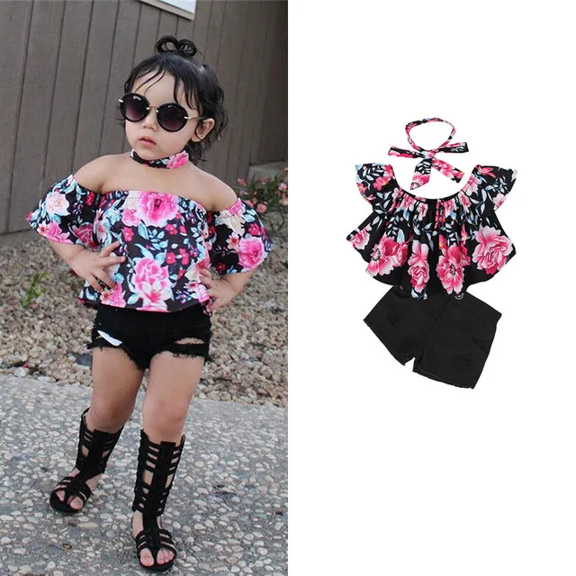 Baby Girl Clothes Summer Kids Clothes Cotton Baby Girl Clothing Sets