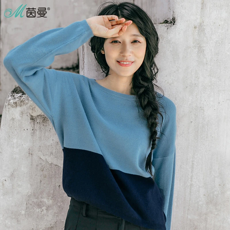 INMAN 2018 women Winter New pullovers Round neck Loose sweater women Sweaters