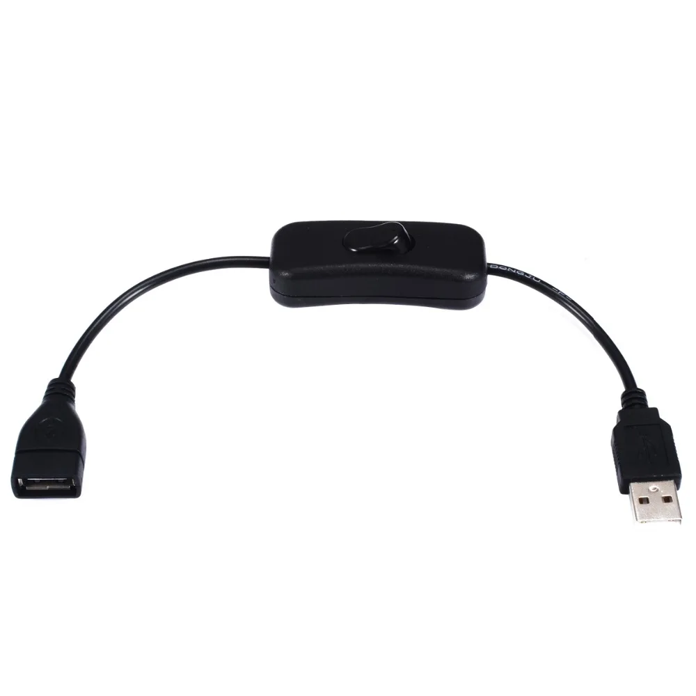 1 шт. USB кабель питания переключатель мужчин и женщин удлинитель силовой кабель с 303 кнопочным переключателем управления питанием
