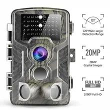 Suntekcam 20MP HC800A Fotoğraf Tuzak Avı Kamera IP65 Su Geçirmez Gece Görüş Vahşi Kameralar Phototrap 850nm Kızılötesi takip kamerası