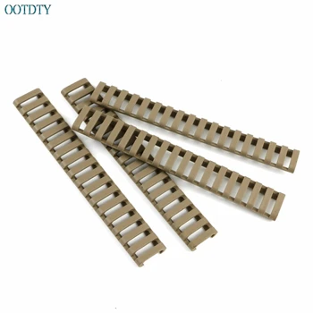 

New 4pcs/set Ladder Rail Cover 17 slot Handguard Weaver Picatinny Heat Resistant Sep7