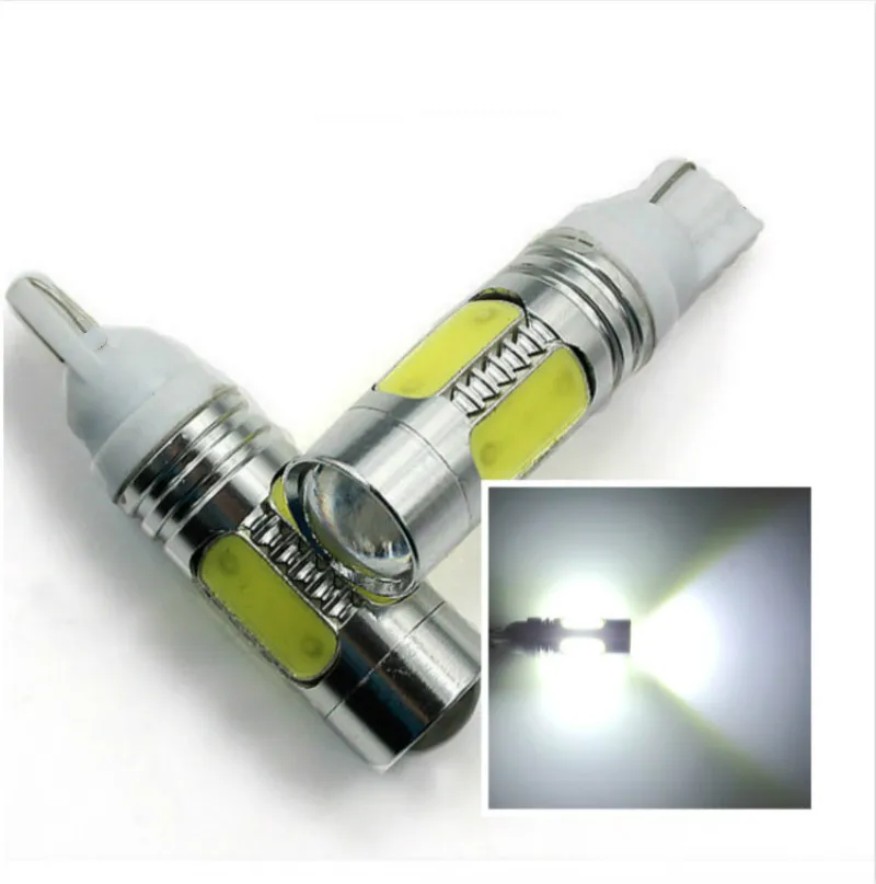 2x 12V 7.5W T10 W5W 194 501 COB LED Wedge Car Signal Interior license light High Power Auto Side Lights Reverse Parking Bulb | Автомобили