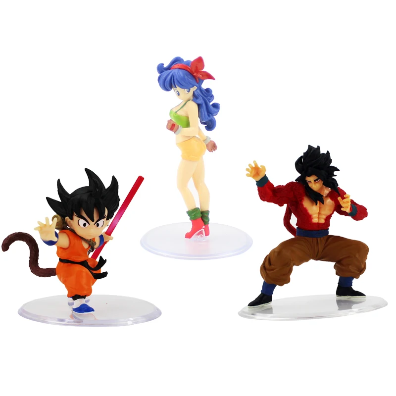 

Dragon Ball Z Figures Son Goku Super Saiyan 4 Gokou Childhood Lunchi Anime DBZ Model Toy Children Gift