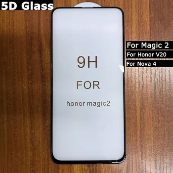 

10Pcs/Lot Full Cover/ Glue Screen Protector For Huawei Honor Magic 2 V20 Nova4 Tempered Glass Protective For Honor Magic2 Film