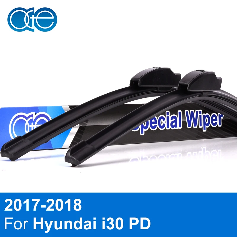 OGE Front And Rear Wiper Blades For Hyundai i30 PD 2017 2018 Natural