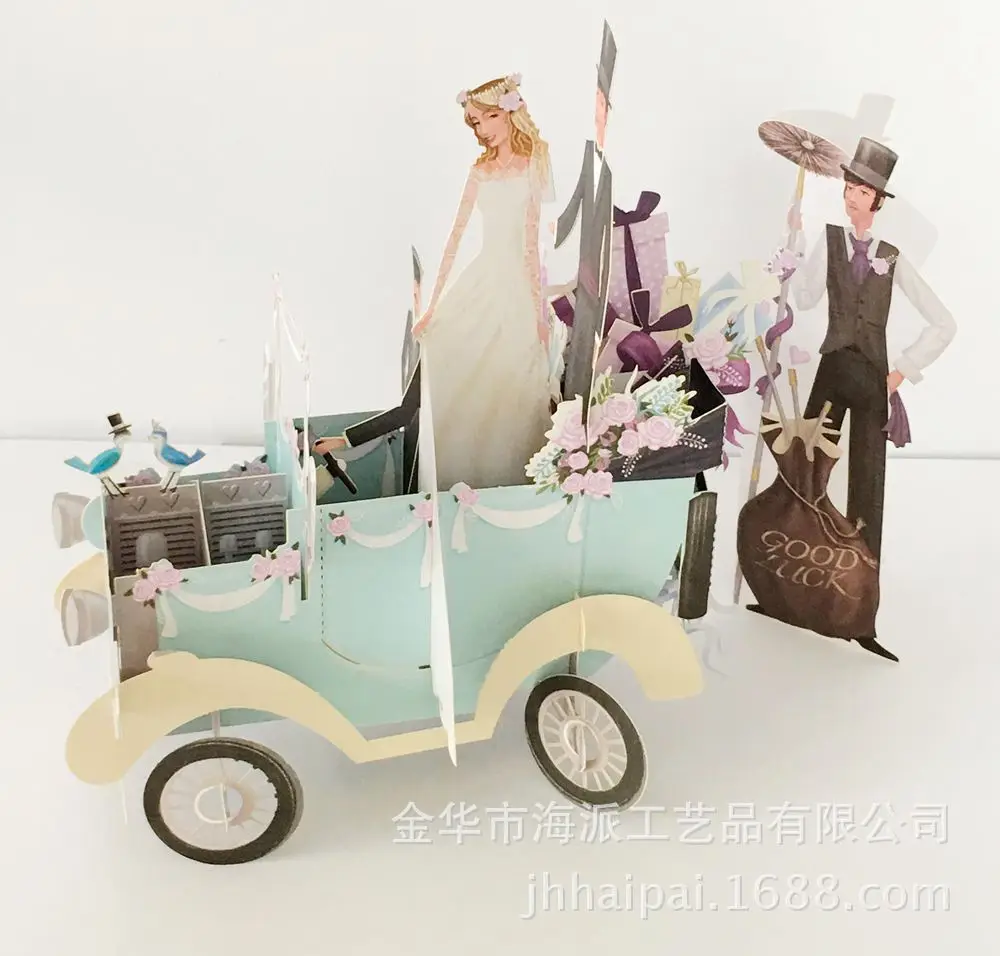  Manufacturers selling exquisite three-dimensional Creative Wedding Cards wedding invitation invitat - 32700619798