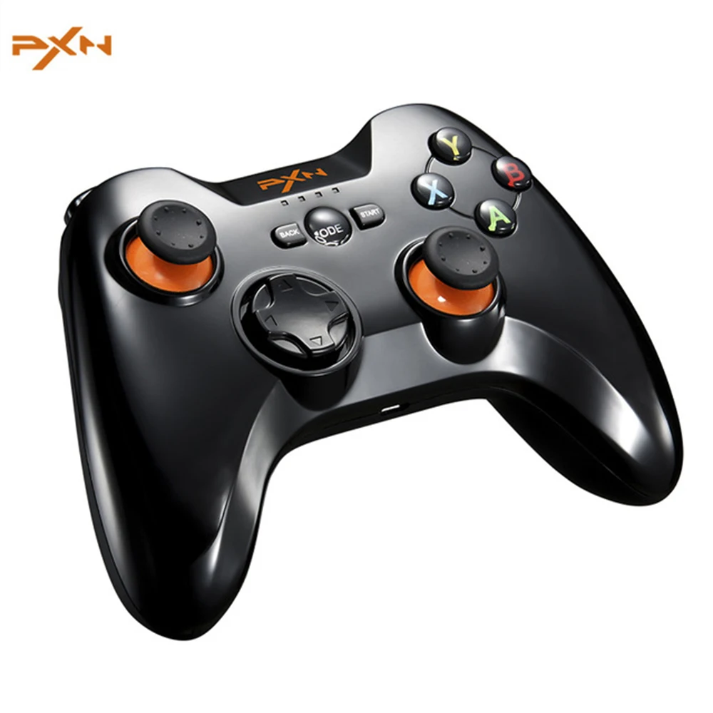

PXN 9603 Handle Gamepad 2.4GHz Wireless Gmaing Controller Joystick Pro Gamer Pad for Android OS Smart TV PS3 with OTG Adapter