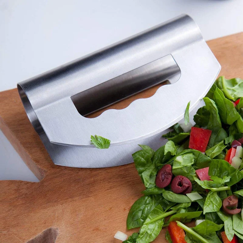 

Kitchen Stainless Steel Double Cut Salad Chopped Salad Vegetable Cheese Cheese Knife Cutting Vanilla Knife Kitchen Appliances