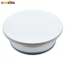 OBRKING торт трубопровод вращающаяся Поворотная тортовница украшения стенд Сахар ремесло крем сглаживающий база круглое пирожное-Корзиночка Поворотная платформа