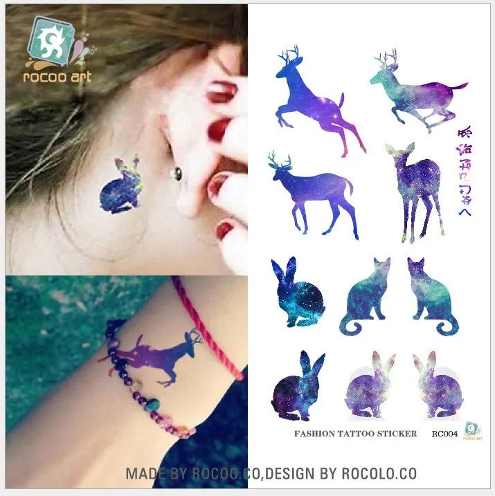 Paragraphs waterproof temporary female goose feather pattern small and pure and fresh lovers tattoo map toys