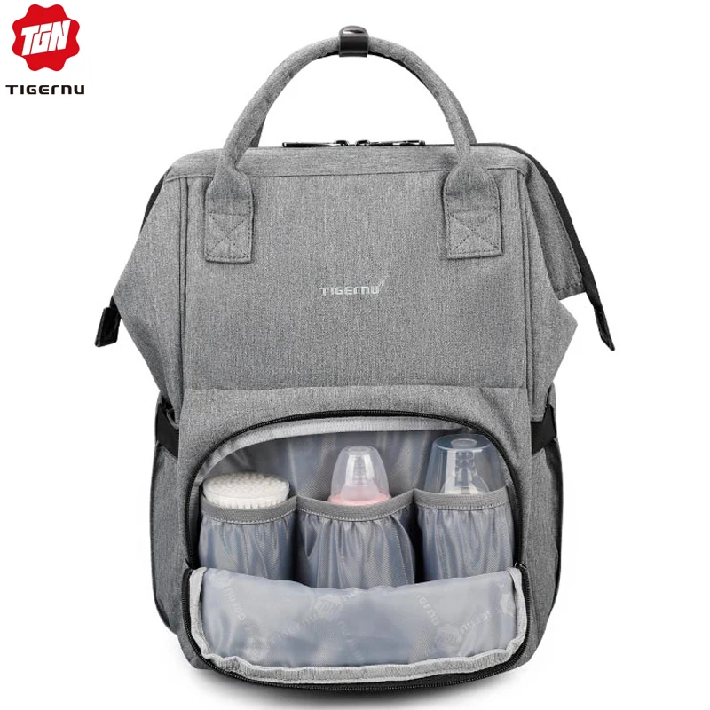 

Tigernu Mommy diaper bag large capacity baby nappy bags nursing bag fashion travel Women backpack bag for mom dad