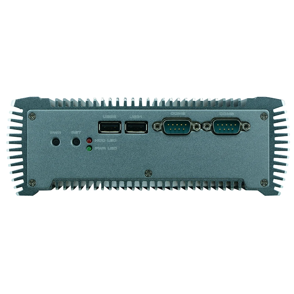 Fanless Embedded Industrial Computer with 6 COM 2 LAN 82583V Partaker Q10 (4)