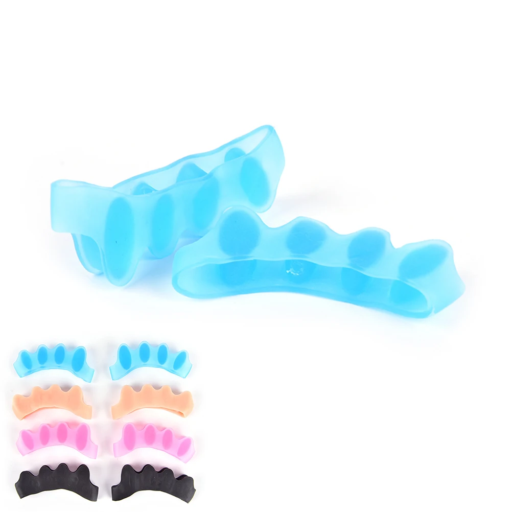 1 Pair Soft Silicone Foot Care Gel Bunion Protector Toe Separators Straightener Spreader Correctors Hallux Valgus Correction