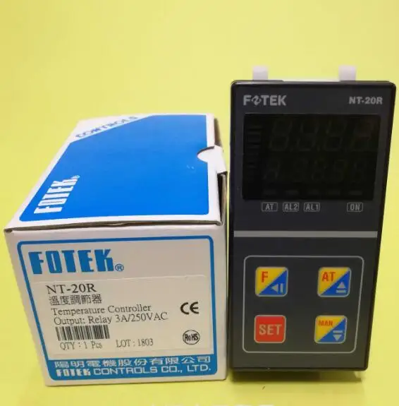 NT-20R FOTEK PID + Нечеткий Интеллектуальный самоадаптивный регулятор температуры Новый и оригинальный