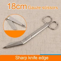 High-quality stainless steel bandage scissors gauze scissors accessories scissors 14cm 18cm surgical tools quality assurance 2