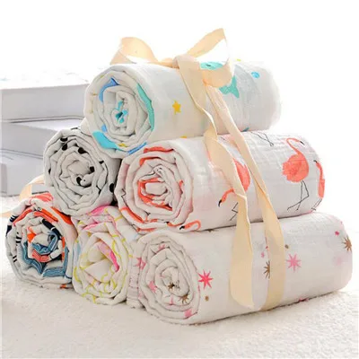 Harga Kain Kasa Swaddles Selimut Bayi Fotografi Aksesoris Tempat Tidur untuk Bayi Baru Lahir Terbungkus Handuk Swaddles Selimut Menyusui Cover
