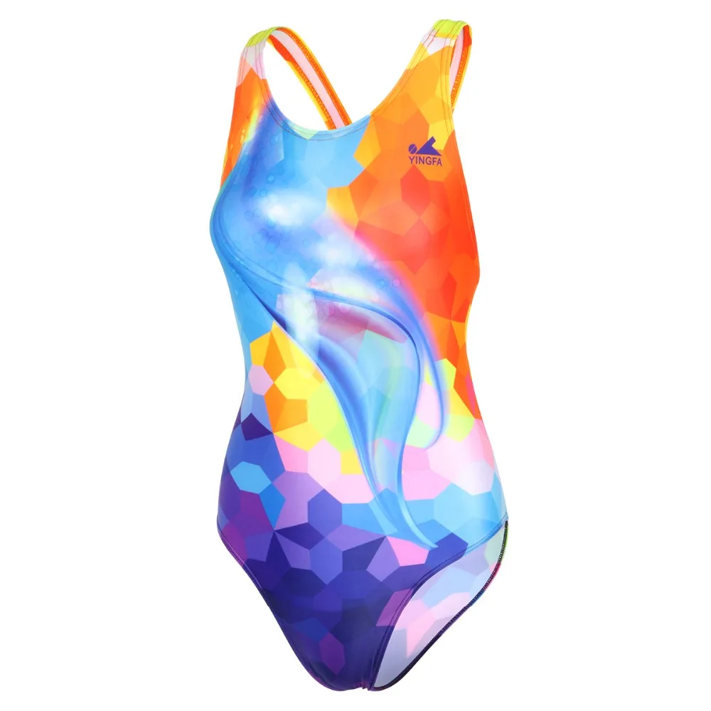 Yingfa, профессиональный детский купальный костюм для девочек, одежда для плавания, Женский цельный купальный костюм, женский купальный костюм, женские купальные костюмы